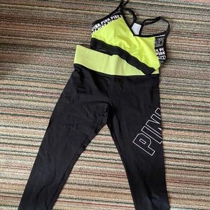 PINK Victoria Secret Yoga Set